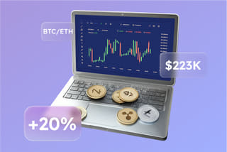 AI automated trading system technology visualization on Caliperon Data